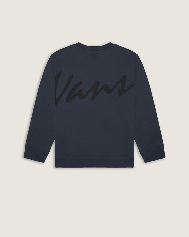 Moletom Scripted Vans Crew Parisian Night Infantil