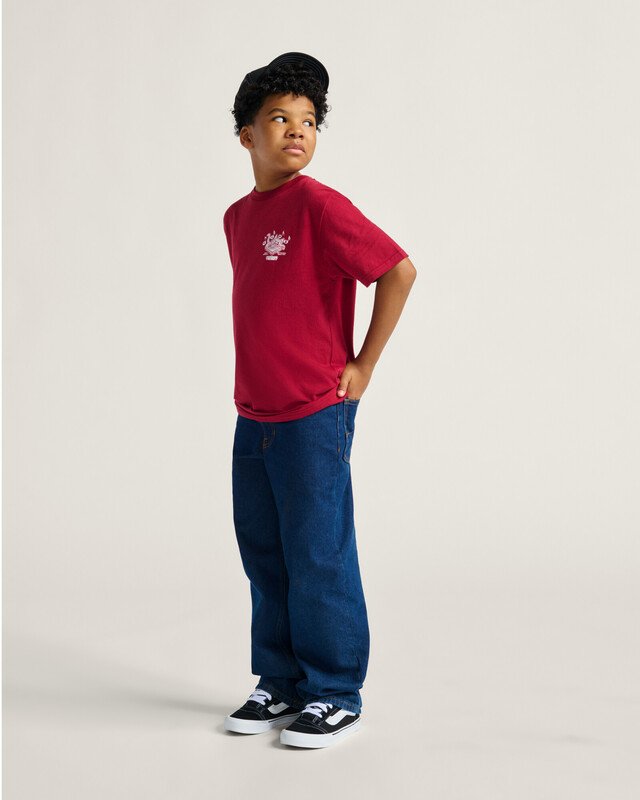Calça Check-5 Loose Denim Midnight Infantil | Vans