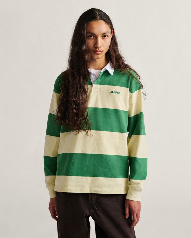 Camiseta Ward Stripe Rugby Knit LS Fairway