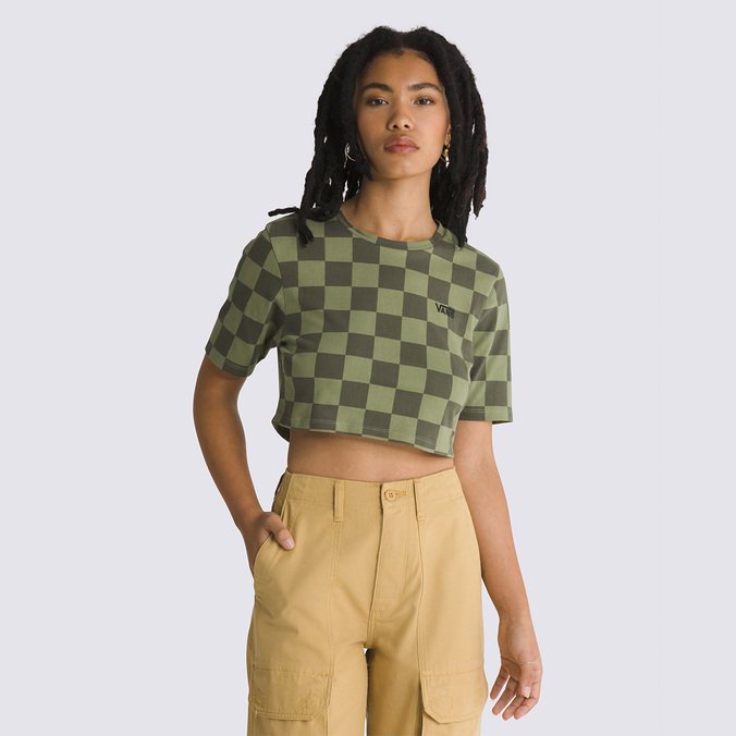 Camiseta Checker Crew Crop Ii Compl. Ultra Neo Vr3 Olivine