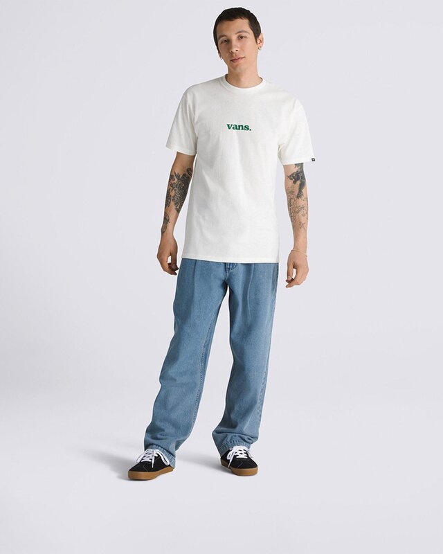 Camiseta Lower Corecase SS Marshmallow Verdant Green | Vans