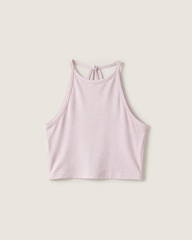 Camiseta High Neck Halter Pale Petal