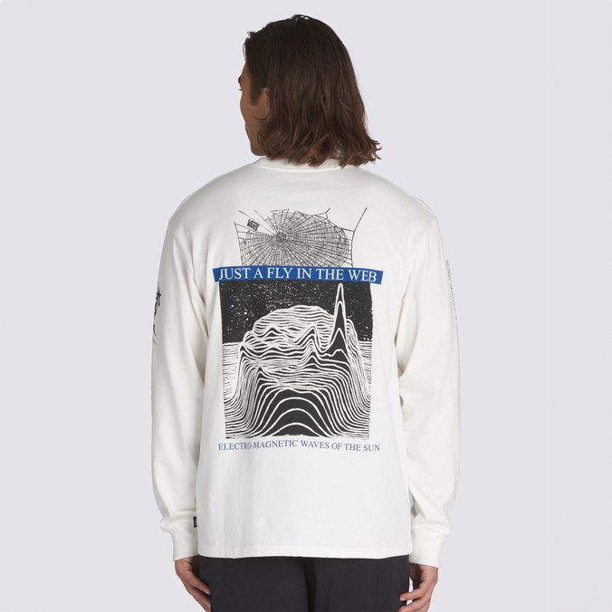 Camiseta Mte Electro Waves Ls Tee Ultrarange 2.0 Egret