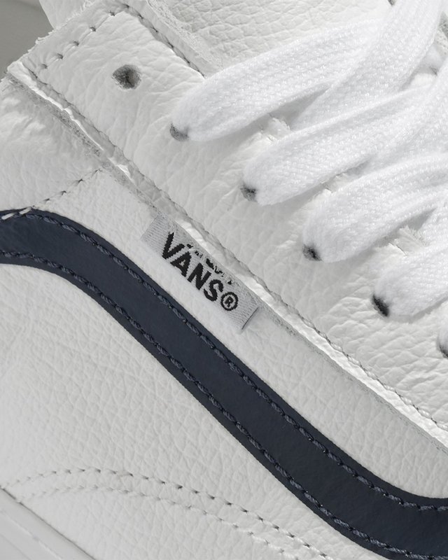 Tênis Old Skool Leather White Navy