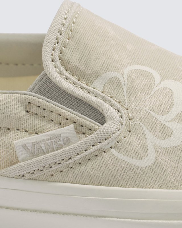 Tênis Slip-On Mte Floral Stain Vintage White