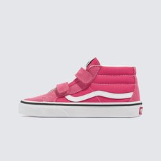 Um tênis de cano médio icônico feito especialmente para crianças. Redesenhado para um ajuste perfeito no estilo do Sk8-Hi® original, o Tênis Sk8-Mid Color Theory Honeysuckle Infantil foi construído especialmente para crianças pequenas. Com fechos duplos em velcro, o modelo traz mais conforto e segurança, facilitando o calce dos pequenos. Mantendo a diversão “Off The Wall”, o modelo apresenta heeltab emborrachada vermelha do skate tradicional com assinatura Vans em “Drop V” e inscrição “Off The Wall” aplicada no calcanhar e etiqueta tecida Vans na lingueta. De calce fácil e seguro, feito para curtir e brincar com estilo, sem se preocupar com mais nada.