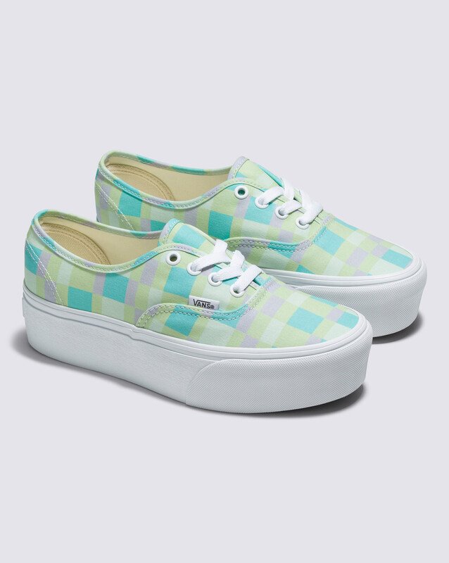 Tênis Authentic Stackform Pastel Picnic Mixed Plaid