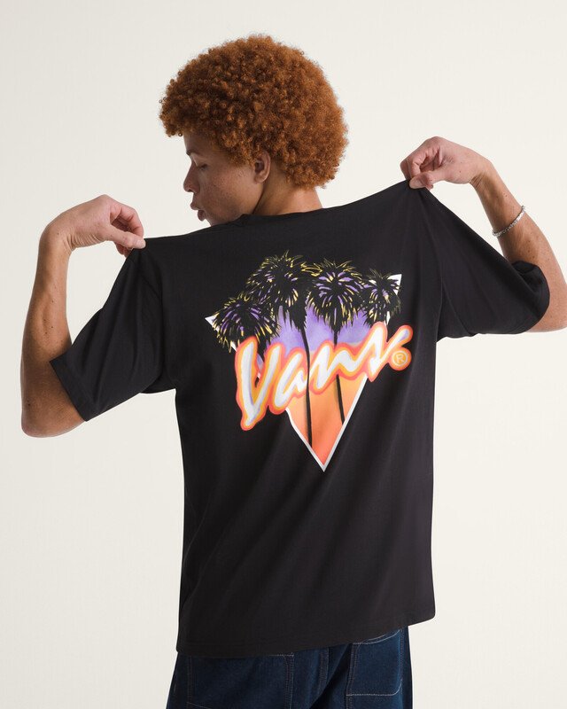 Camiseta Manga Curta Plam Drive Black