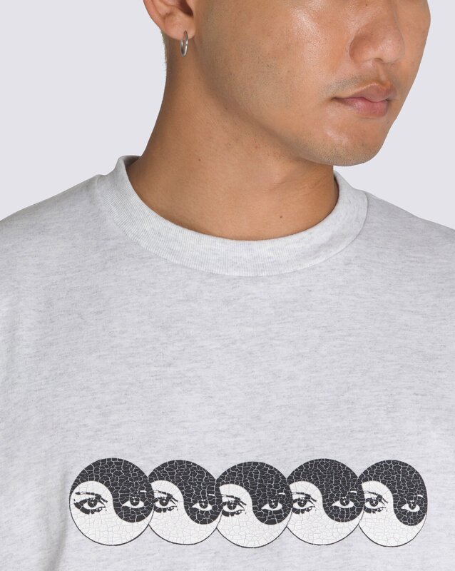 Camiseta Skate Ying Yang Tee SS Curren Caples Ash Heather