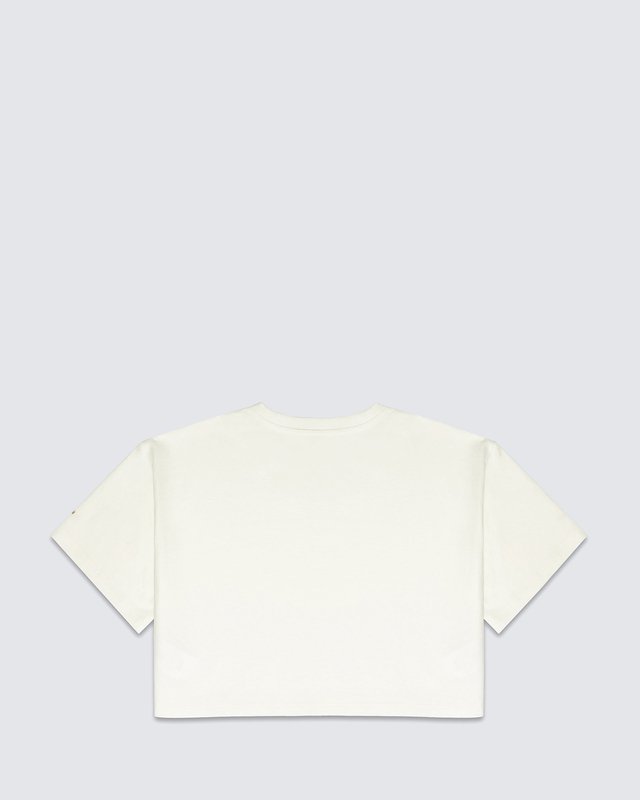 Camiseta Skate Blurb Ss Relaxed Crop Mixxa Marshmallow