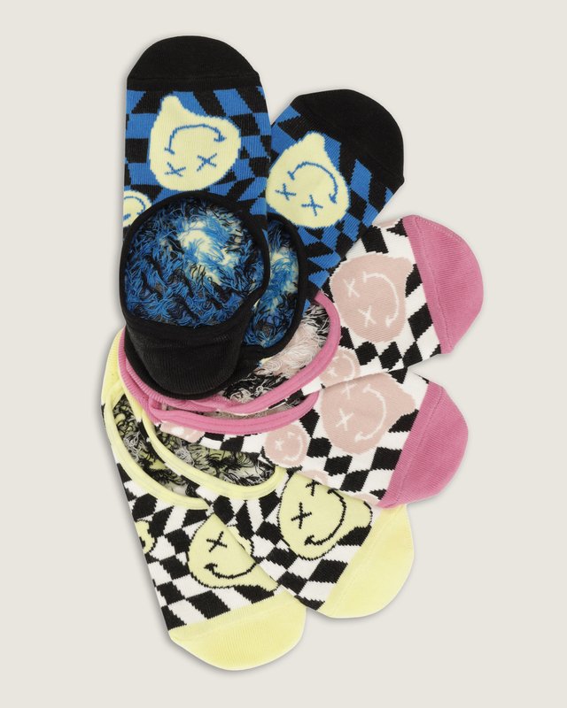 Meia Faded Yel 3 pares