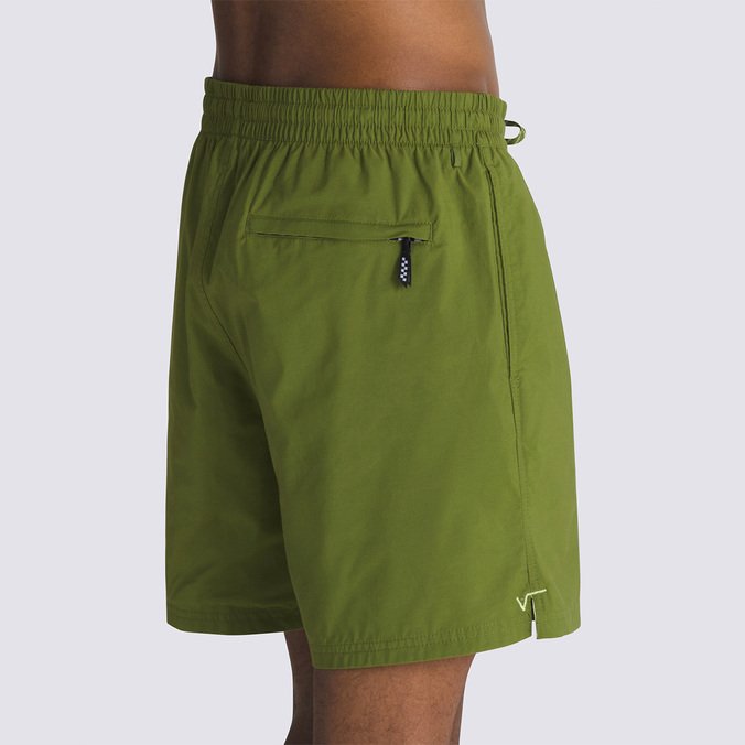 Boardshort Primary Solid Elastic Warm Weather Pesto