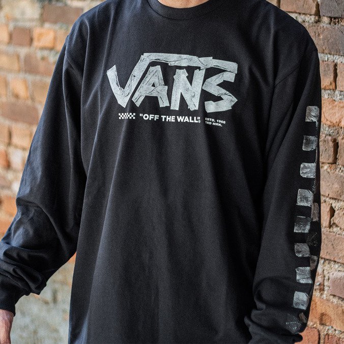 Camiseta Drop Tape Ls Black
