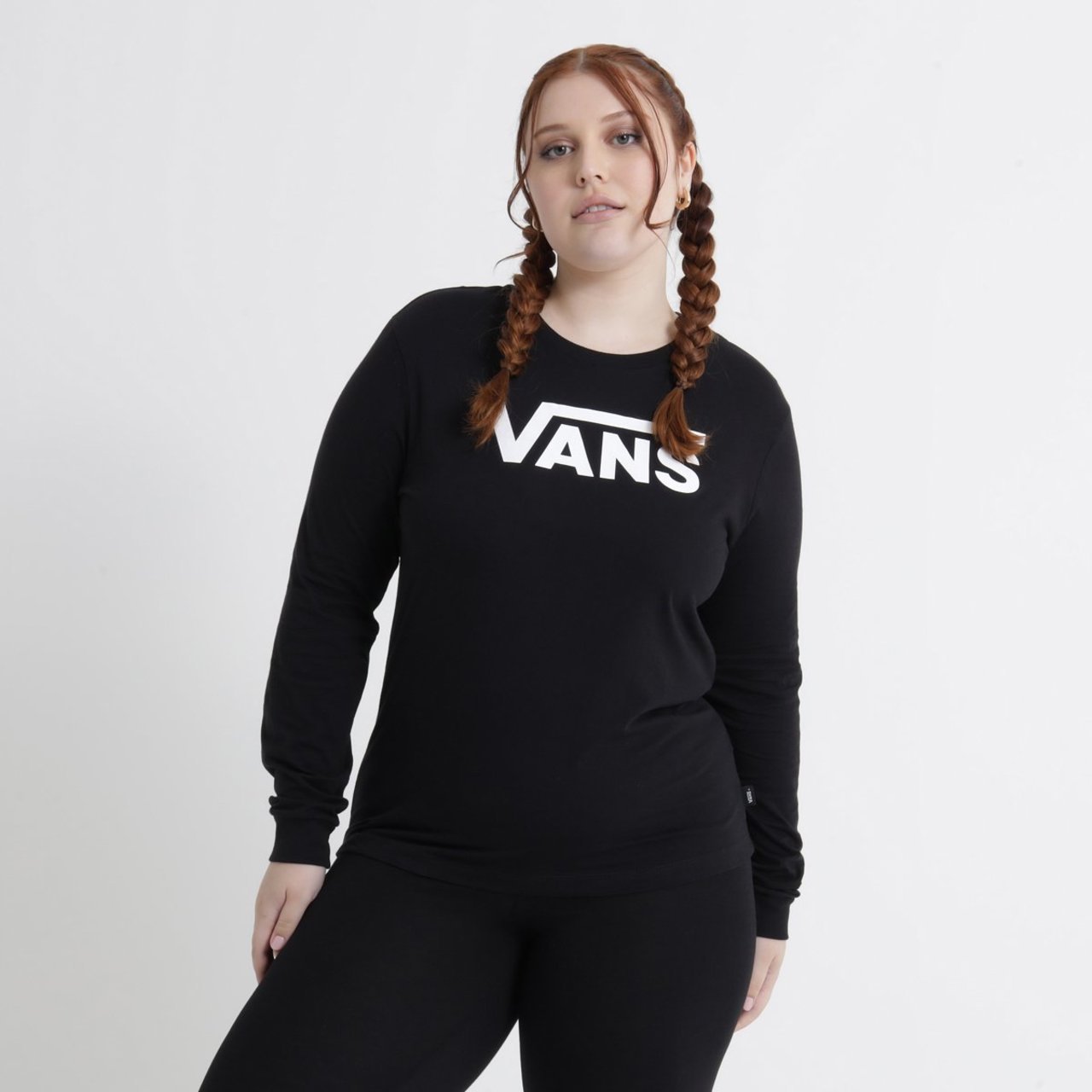 Blusa Vans Feminina Camiseta Vans Preta Camiseta Flying V Classic