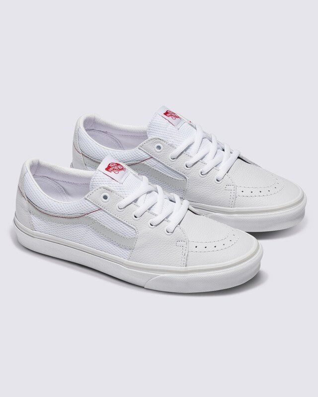 Tênis Sk8-Low Retro Skate White Red Vans