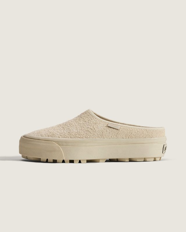 Tênis Lx Mule Hairy Suede Peyote