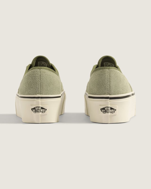 Tênis Authentic Stackform Suede Neutral Olive