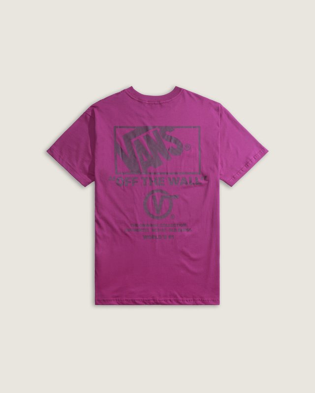 Camiseta Manga Curta Stacked Hi Mystic Mulberry
