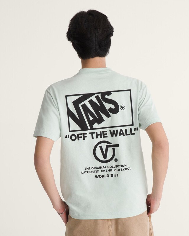 Camiseta Manga Curta Stacked Hi Dusty Mint