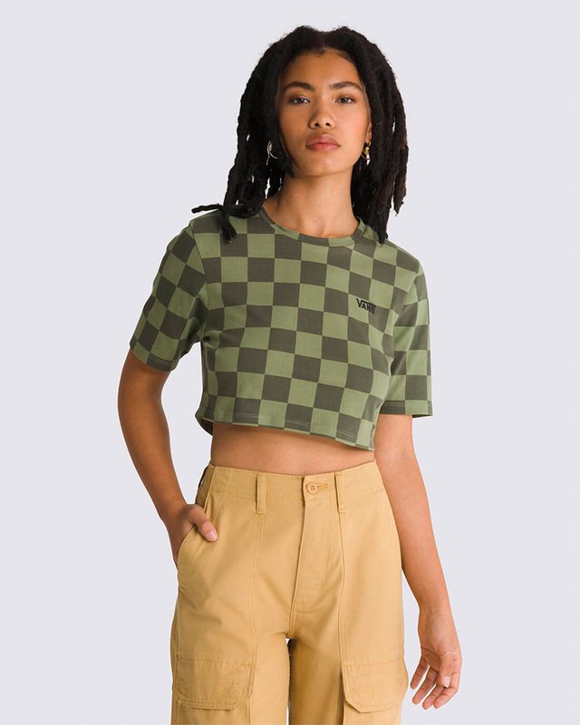 Camiseta Checker Crew Crop Ii Compl. Ultra Neo Vr3 Olivine