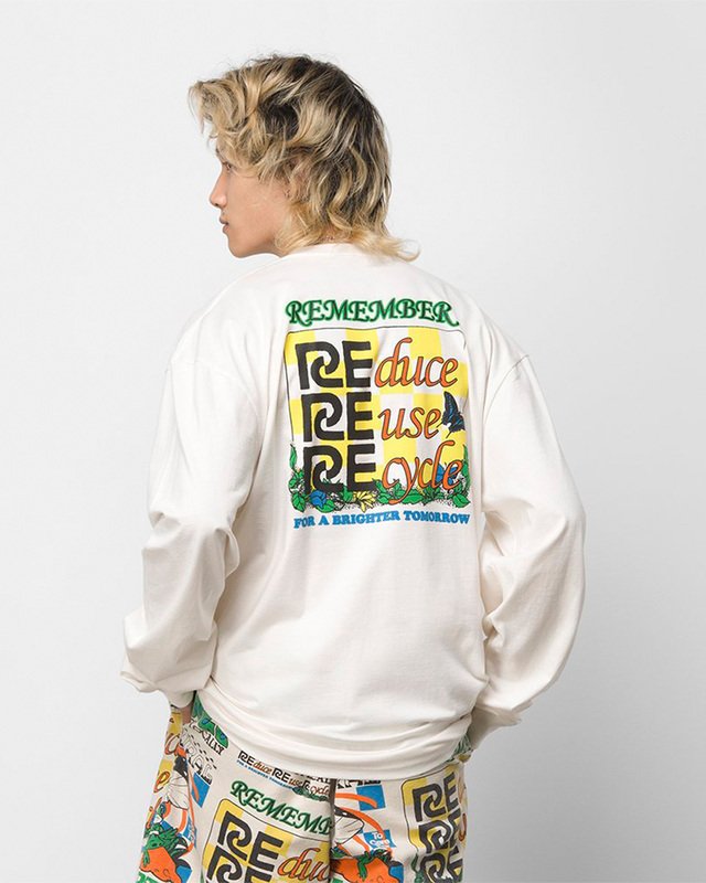 CAMISETA LS VANS X ECO POSITIVITY NATURAL