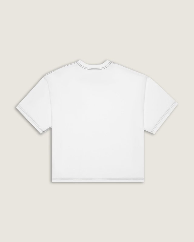 Camiseta Skate Splatter Web Short Ss Tee Marshmallow