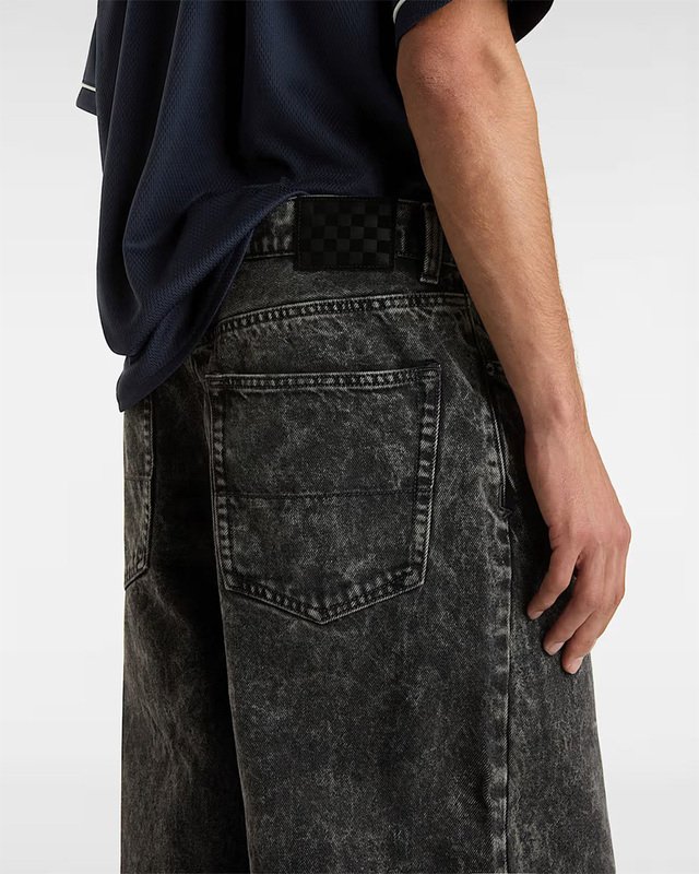 Calça Stonewash Baggy Black