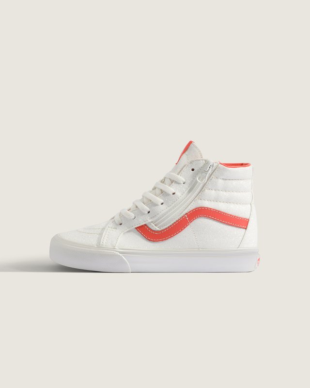 Tênis Sk8-Hi Glitter Pearl White Pink Infantil