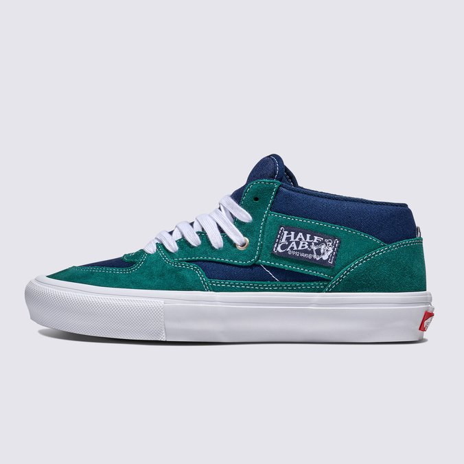 Tênis Half Cab Skate Tartan Blue Green