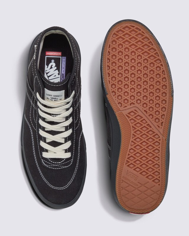 Tênis Skate Crockett High Black White