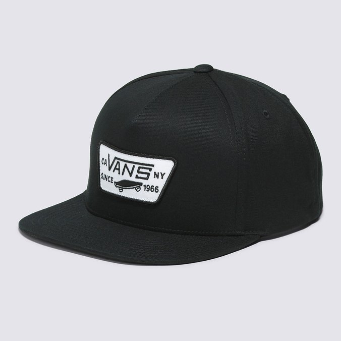 Bon Full Patch Snapback True Black Vans