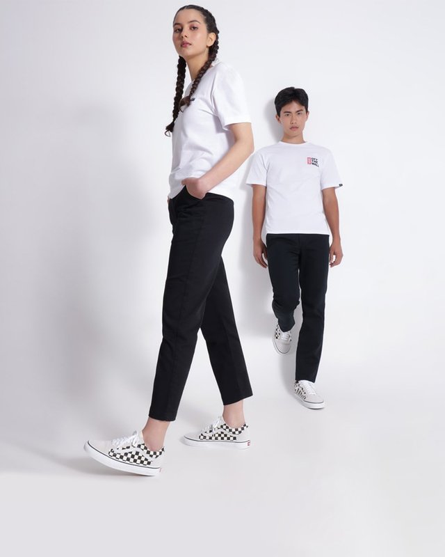 Tênis Old Skool White Black
