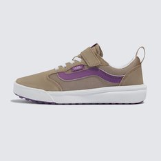 Máximo conforto e aliado de todas as rotinas para os pequenos. Esteja sempre pronto para o inesperado com o Tênis Ultrarange Pop Brown Purple Infantil. Com um solado co-moldado construído em padrão tratorado em waffle - exclusividade Vans - ele maximiza a cobertura, aderência e durabilidade da borracha. A nova entressola UltraCush™ Lite traz conforto e leveza para o calce. O modelo de cano baixo possui cabedal com inspiração na silhueta do icônico Old Skool - em camurça, tecido e sintético - totalmente respirável, com biqueira e antepé de borracha renovado, deixando o calce no ajuste ideal, com amarração e fecho superior em velcro. O Exo Skeleton fornece apoio integrado nos dedos e na parede lateral medial, com uma trava de calcanhar para um ajuste seguro.Traz puxador em fita no calcanhar, facilitando o calce. Conforto e estilo para os pequenos, onde a única preocupação é se divertir.
