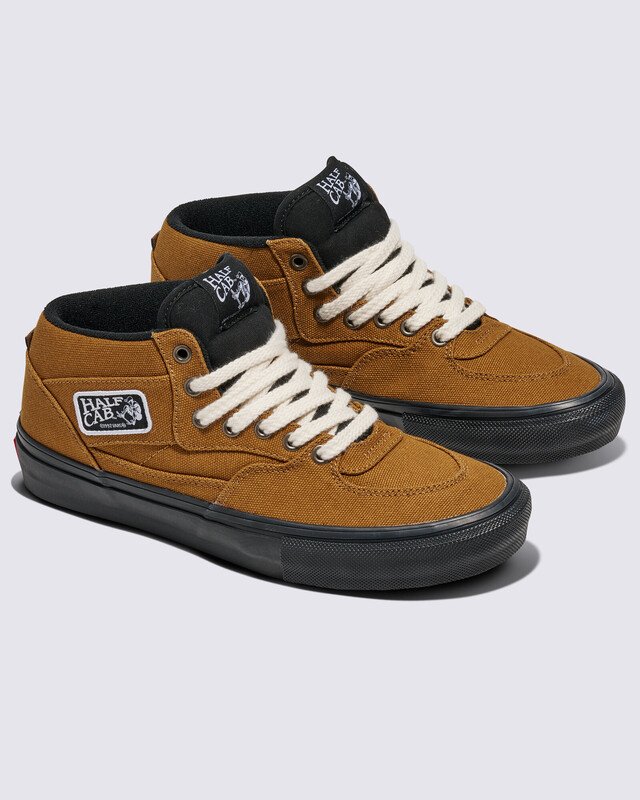 Tênis Skate Half Cab Duck Canvas Gb Golden Brown Black