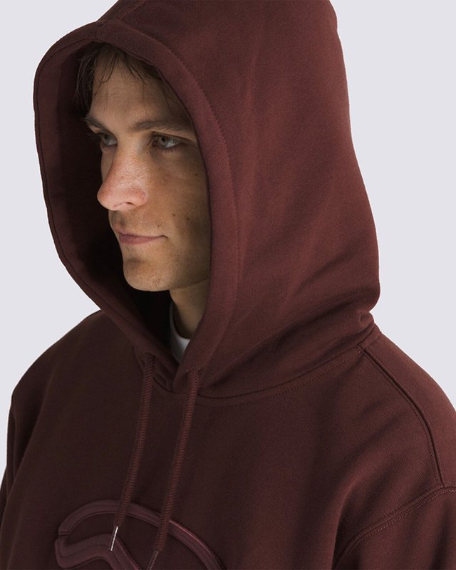 Moletom Vans Oval Loose Fleece Po Upland Bitter Chocolate