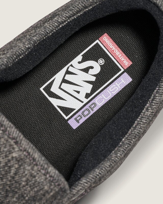 Tênis Chukka Low Sidestripe Skate Denim Charcoal Black