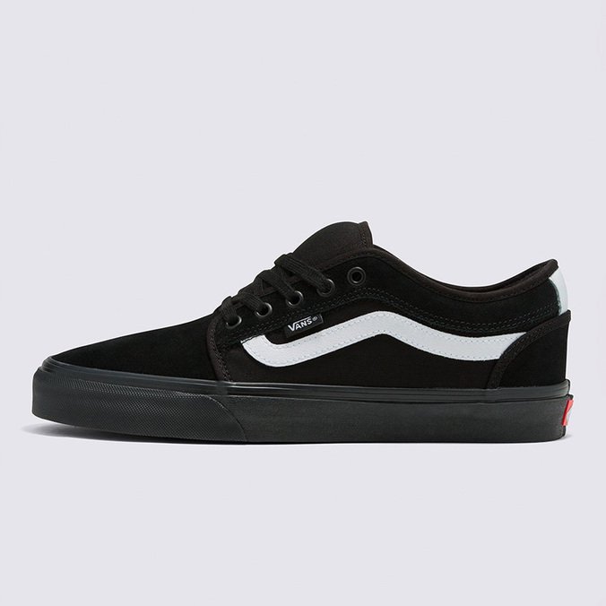 Tênis Skate Chukka Low Sidestripe Black White