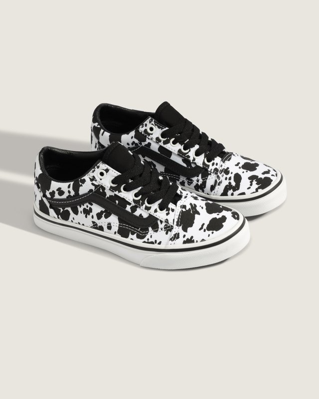 Tênis Old Skool Cow Black White Infantil