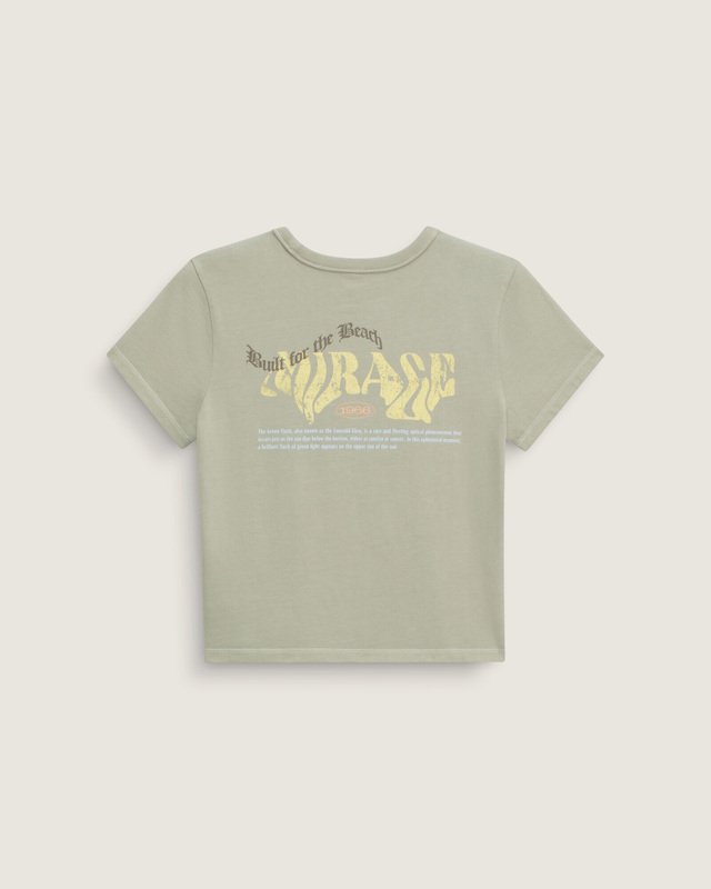 Camiseta Manga Curta Baby Tee Pipe Dream Soft Sage | Vans