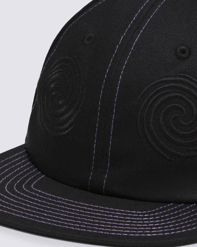 Boné Skate Swirl Unstructured Black