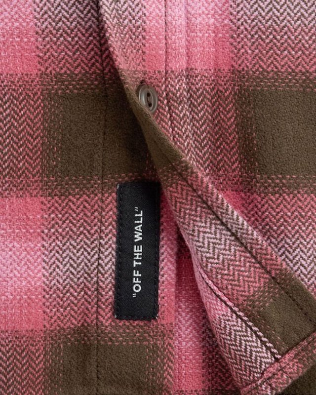 Camisa Ls Bixby Plaid Flannel Coal Brown Pink Dawn