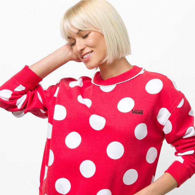 Moletom Minnie Boxy Crew