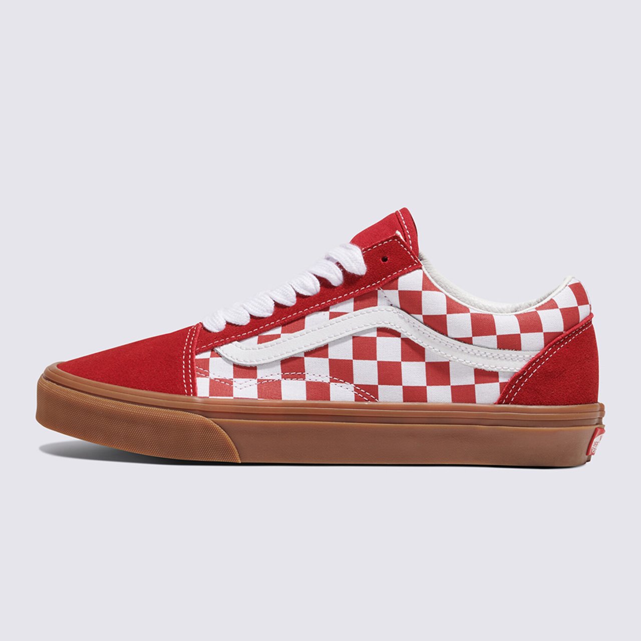 VANS★AUTHENTIC★兼用★FAT LACE CHECKER RED VANS Authentic Fat Lace Checker RED men's shoes VN000CRTCJH