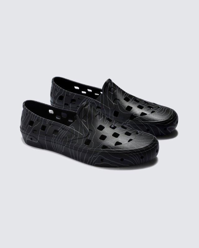 Tênis Slip-On Trk Vans X Nathan Florence Black Grey