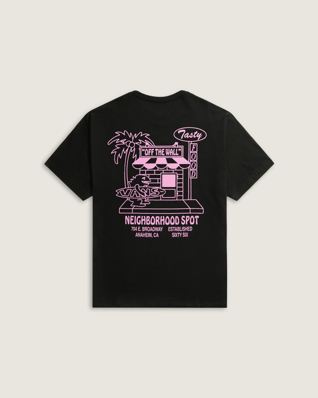 Camiseta Manga Curta Food Spot Black