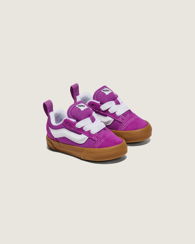 Tênis Knu Skool Elastic Lace Bright Gum Willowherb Infantil