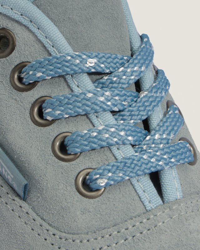 Tênis Authentic Shine Leather Mesh Blue White