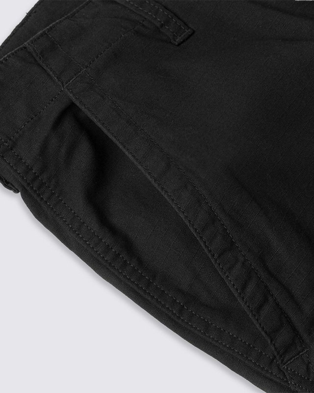 Calça Fatigue Cargo Loose Tapered Ripstop Black