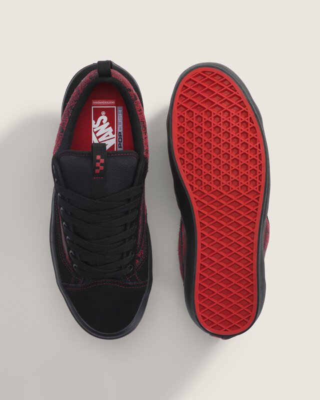 Tênis Skate Old Skool 36+ Halloween Saw Red Black
