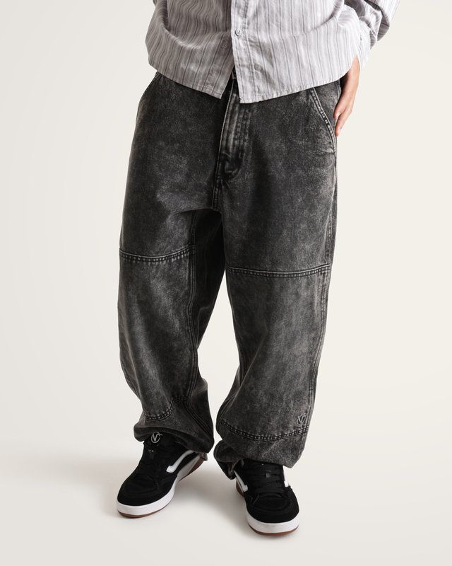Calça Vans X Rowan Double Knee Jeans 2.0 Stonewash Black
